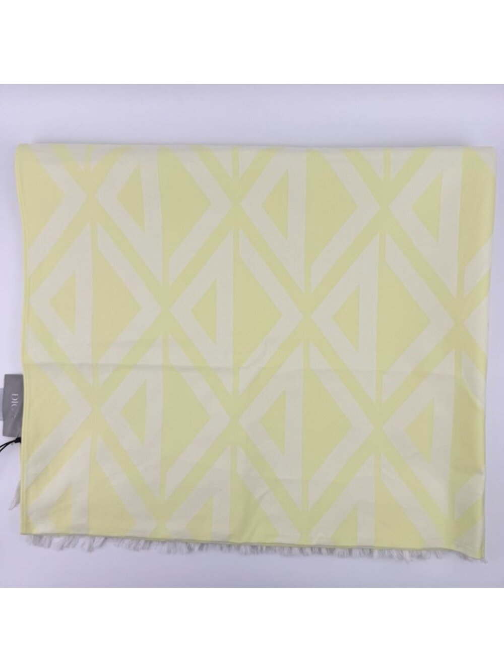 Dior Yellow Cotton Vintage Scarf - Picture 6 of 12